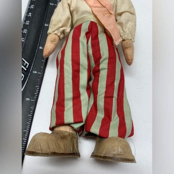 Vintage Made in Italy - Scugnizzo Urchin Boy - Hand Painted Face - 8” Doll - Picture 2 of 5